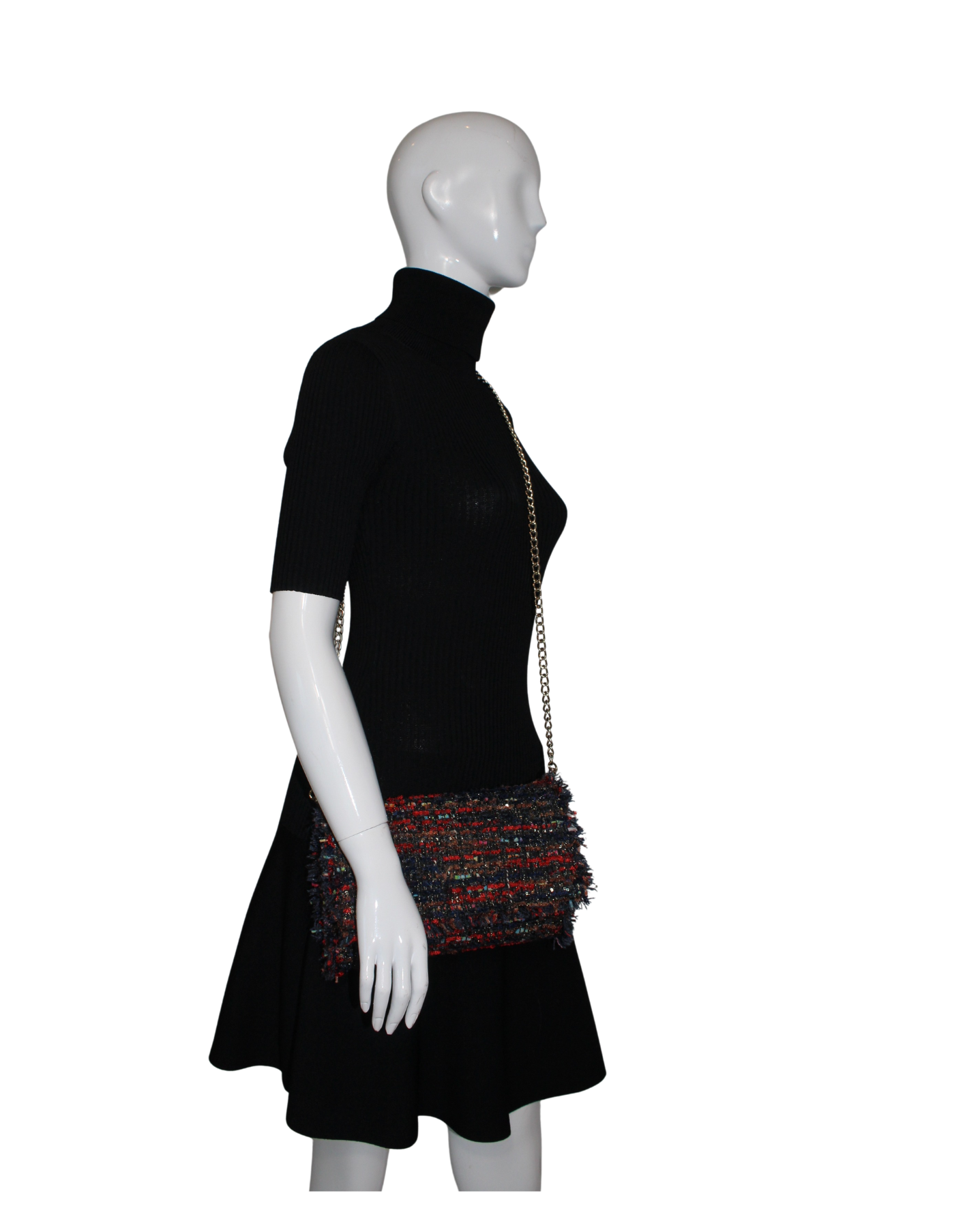Purificacion Garcia Tweed Clutch