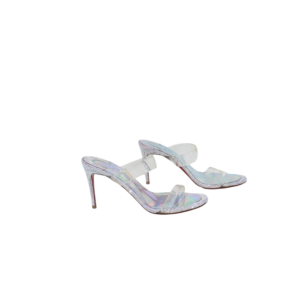 Christian Louboutin Silver/Transparent 40