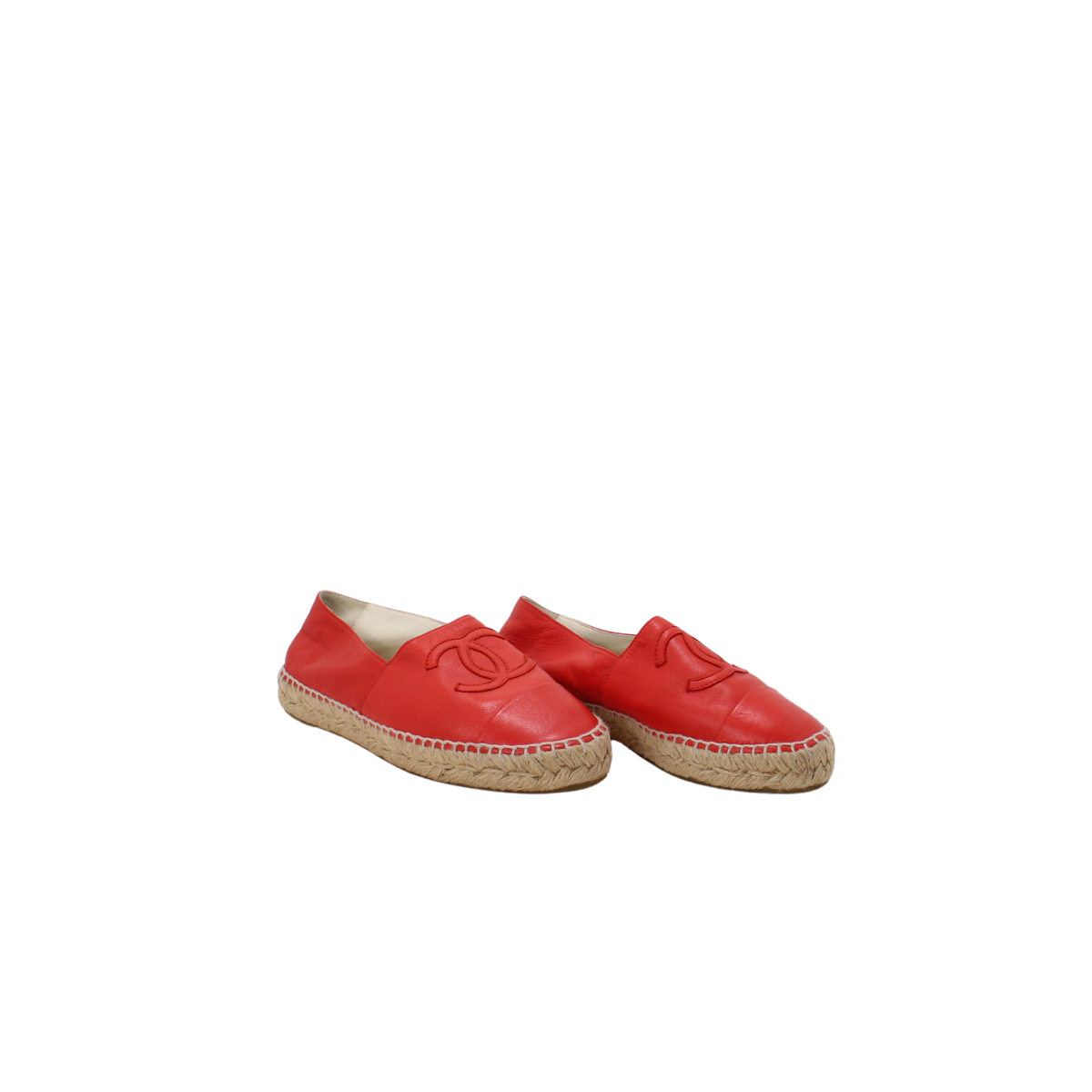 Chanel Espadrilles Red 36