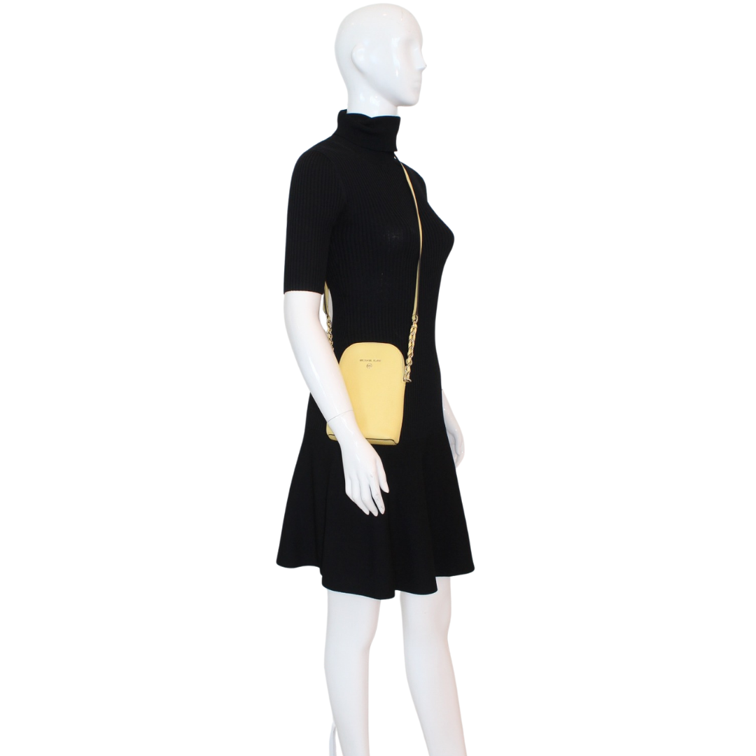 Michael Kors Jet set small crossbody pebbled bag