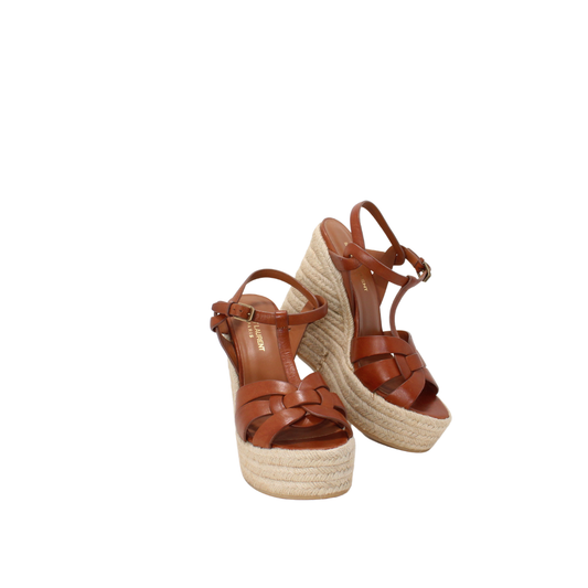 Saint Laurent Leather Espadrilles 39.5