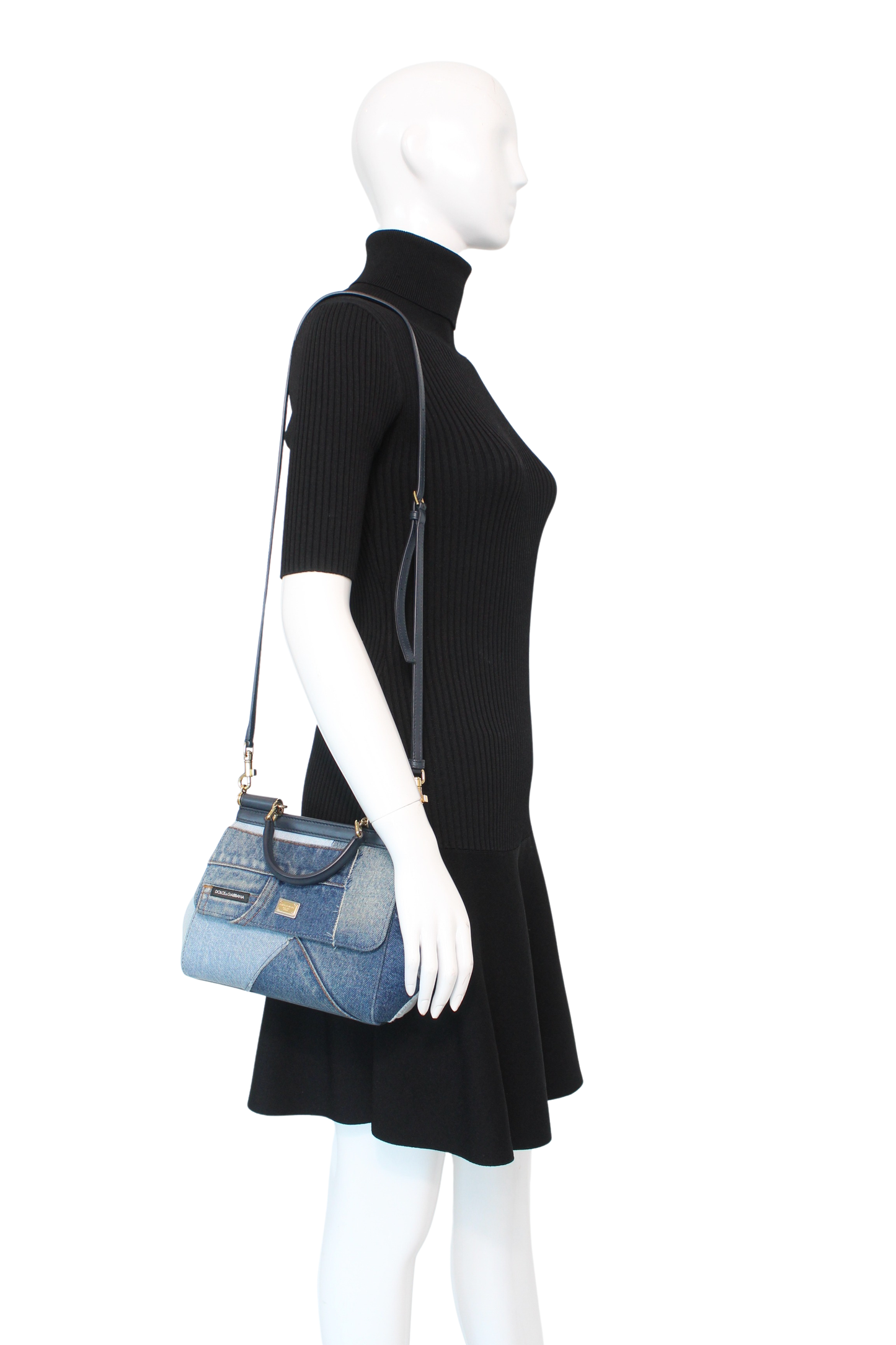 Dolce & Gabbana Small Sicily Denim bag