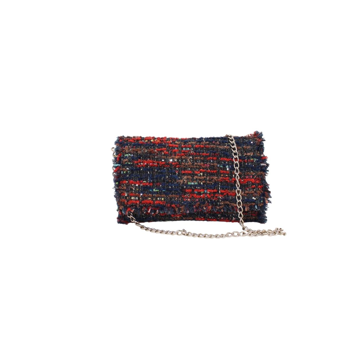 Purificacion Garcia Tweed Clutch