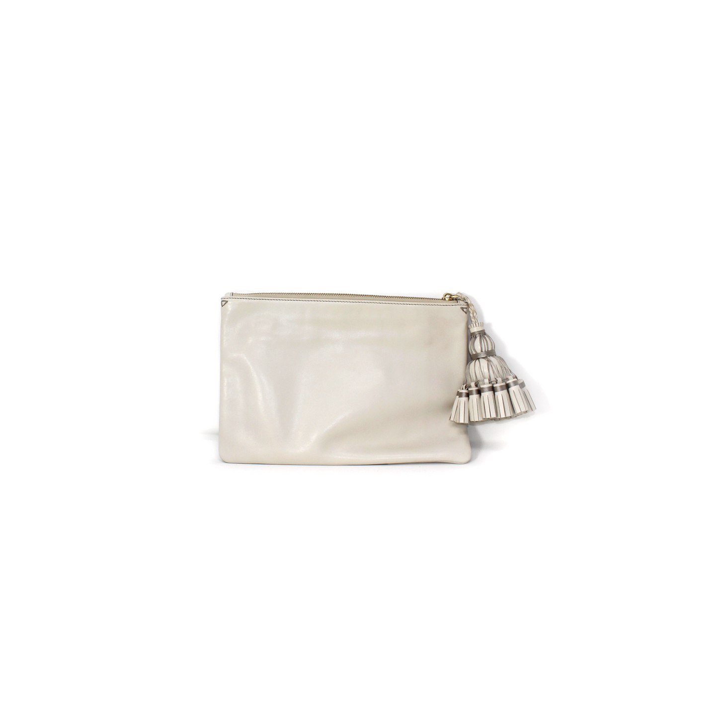 GEORGIANA SMILEY STRIPES RAINBOW CLUTCH