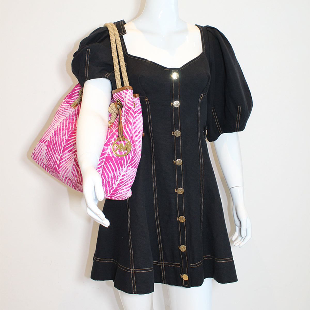 Michael Kors canvas hand bag