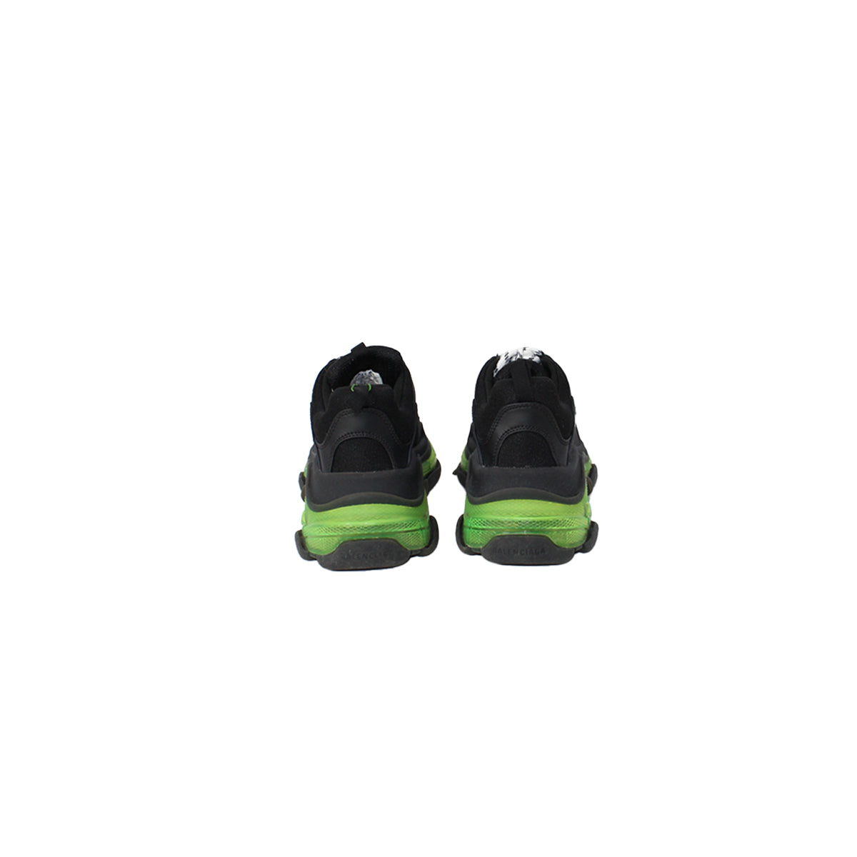 Balenciaga Men Sneakers black and green Size 42-9