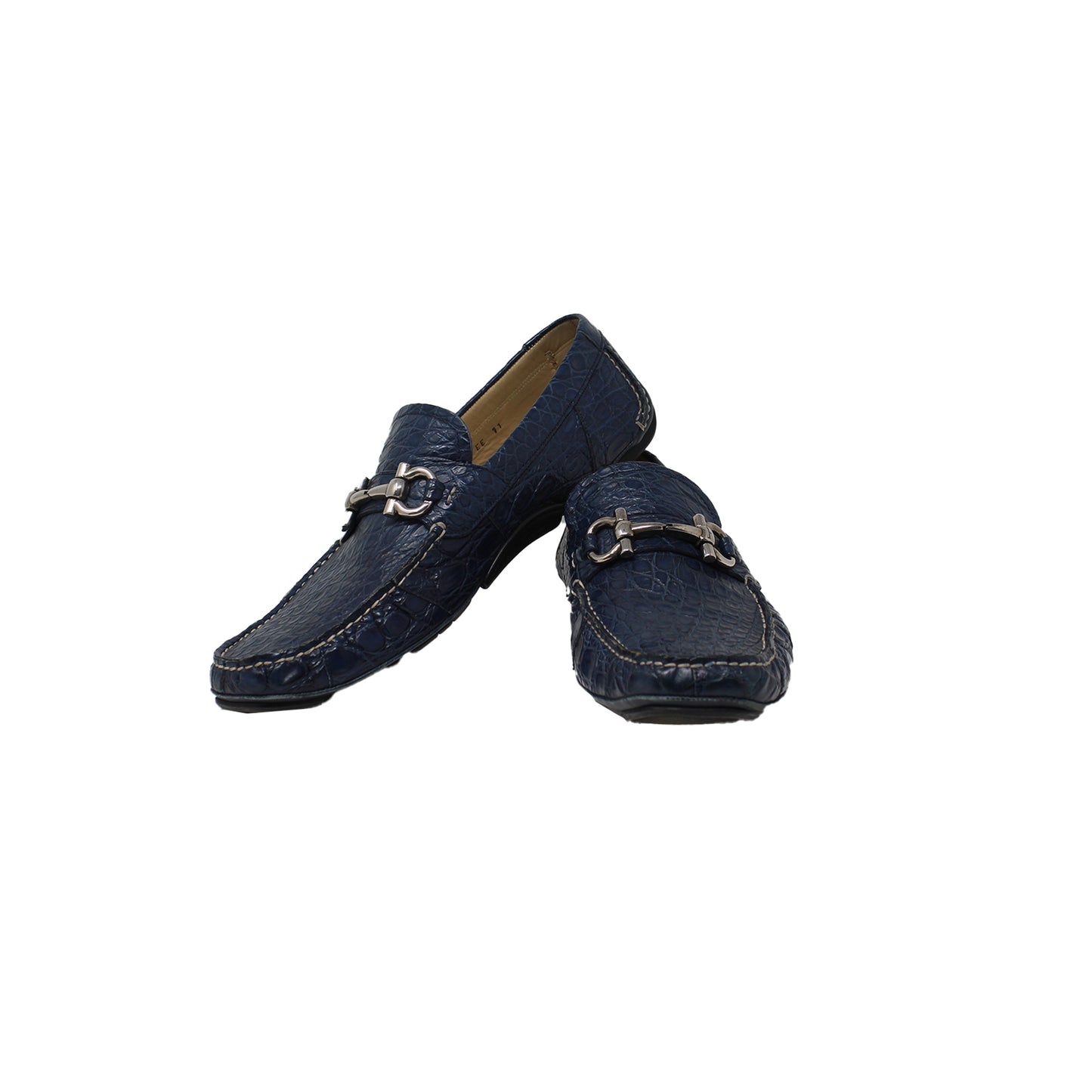 Ferragamo Parigi Blue Talla 11 With Dustbag