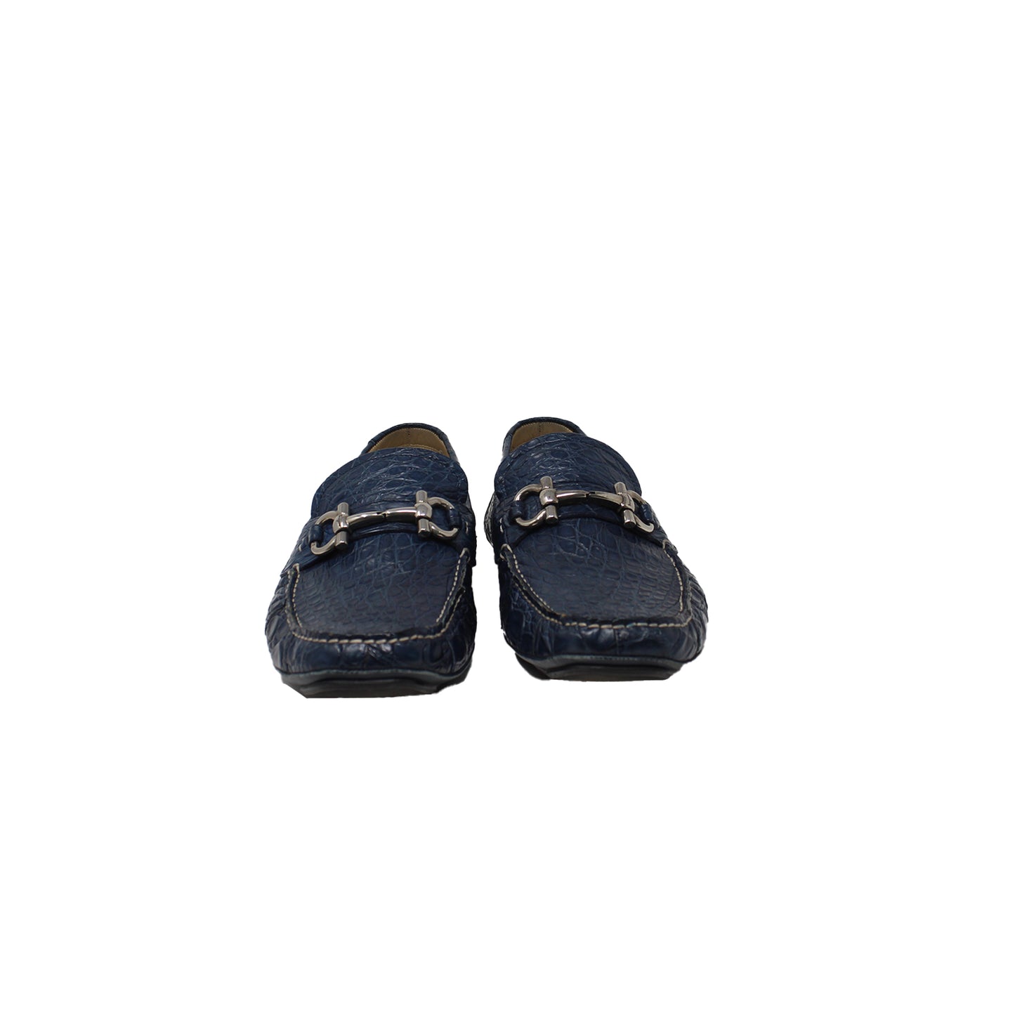 Ferragamo Parigi Blue Talla 11 With Dustbag