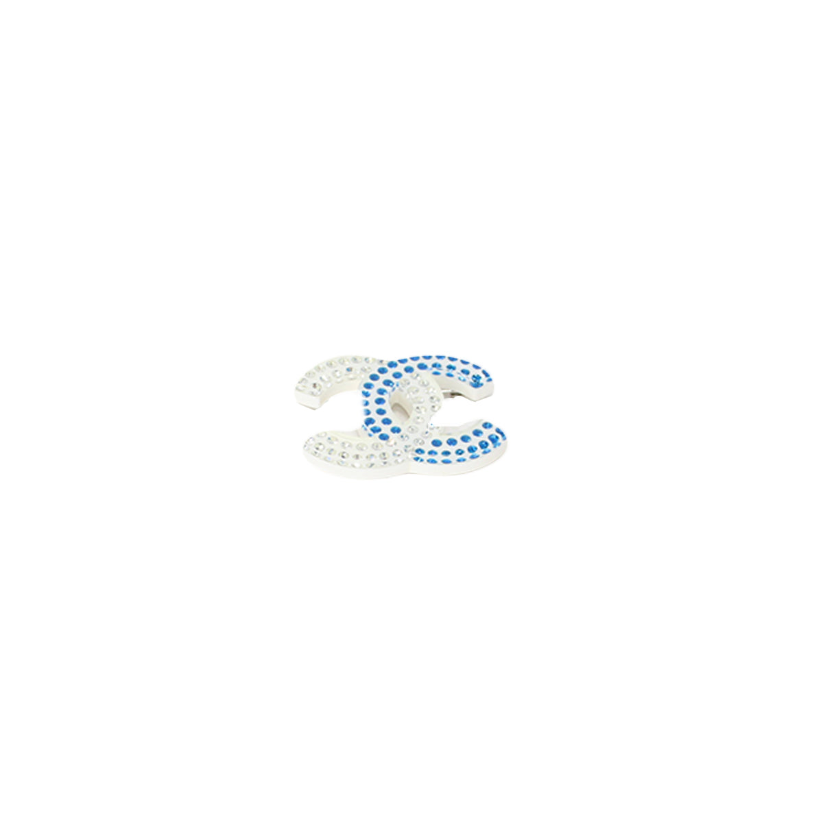 Chanel CC Rinestone Brooch