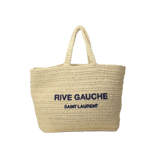 YSL Rive Gauche Raffia bag