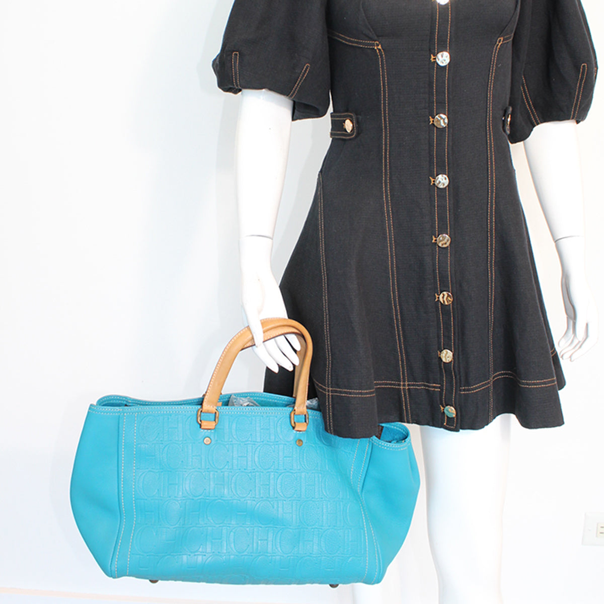 Carolina Herrera Andy Bag Turq