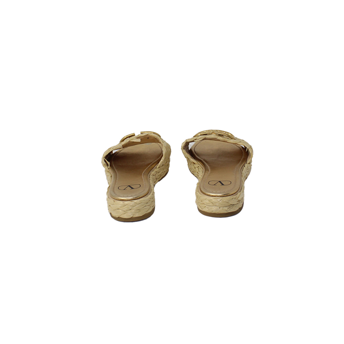 Valentino Raffia Slides talla 38