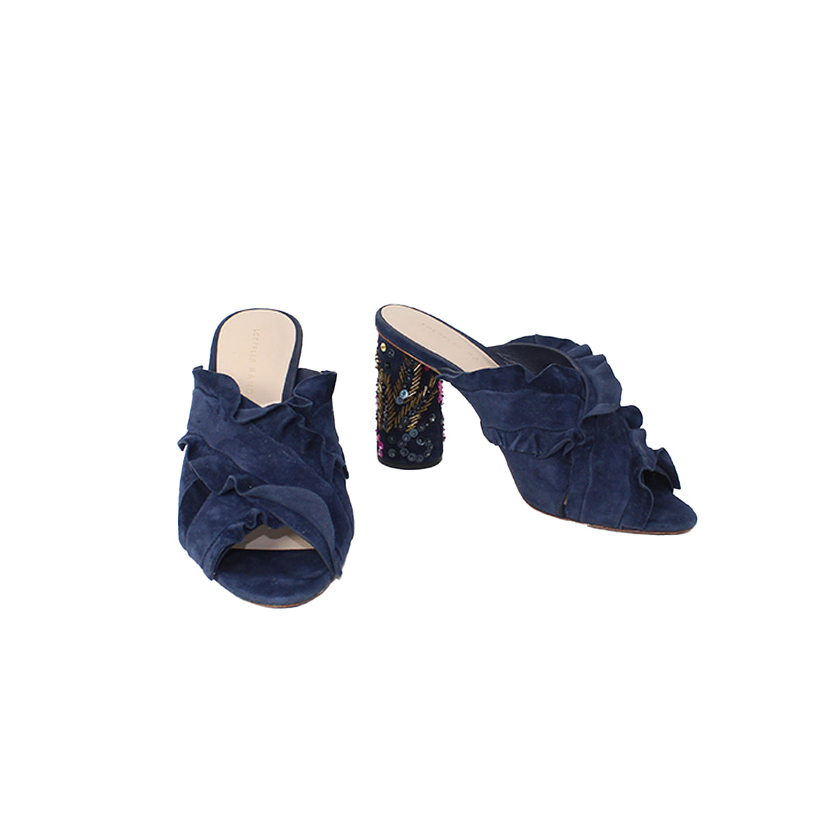 Loeffer Randal Blue Mules