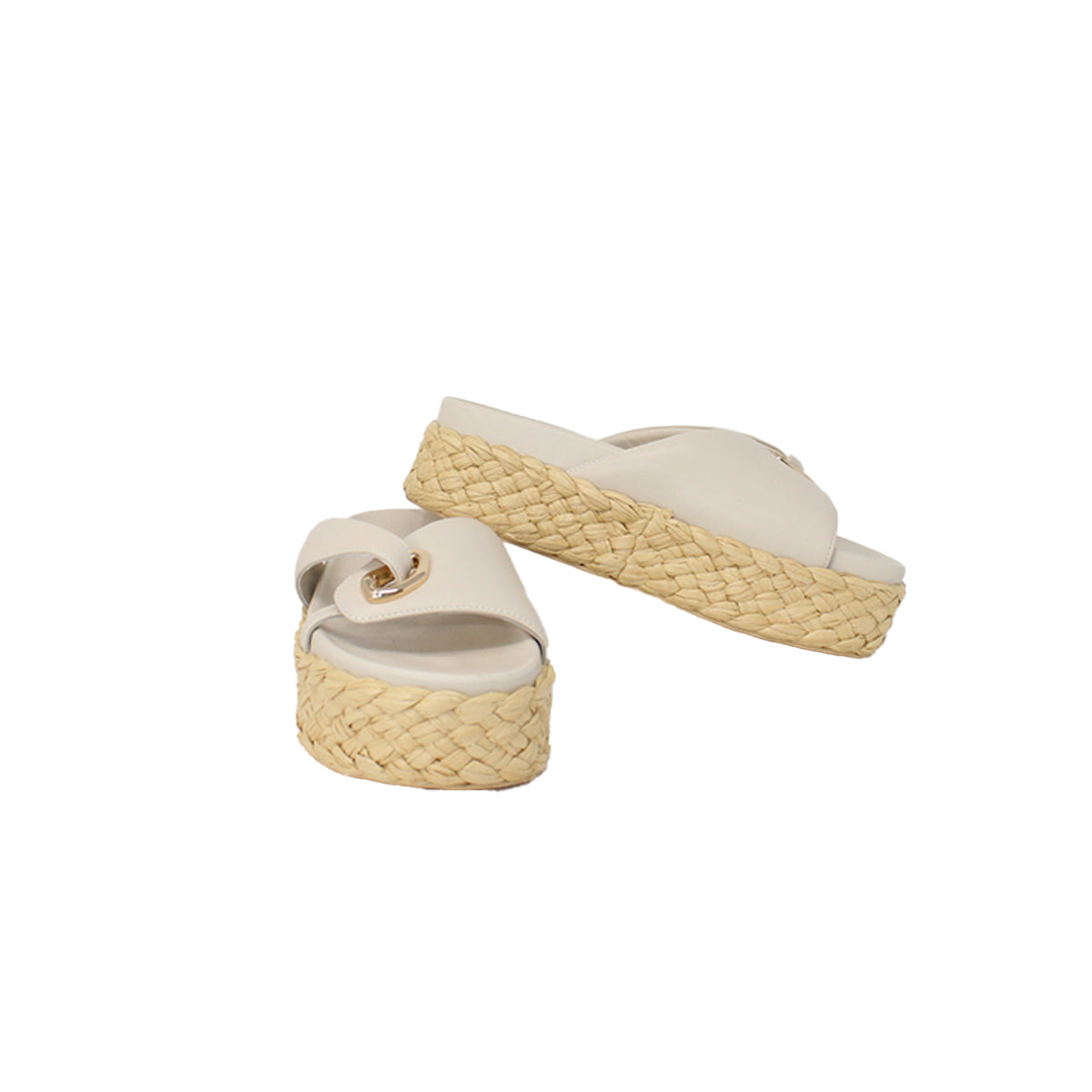 Cult Gaia Leather Espadrilles Talla 37