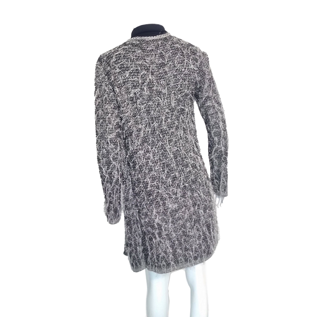 Chanel Silk Knitwear black and silver