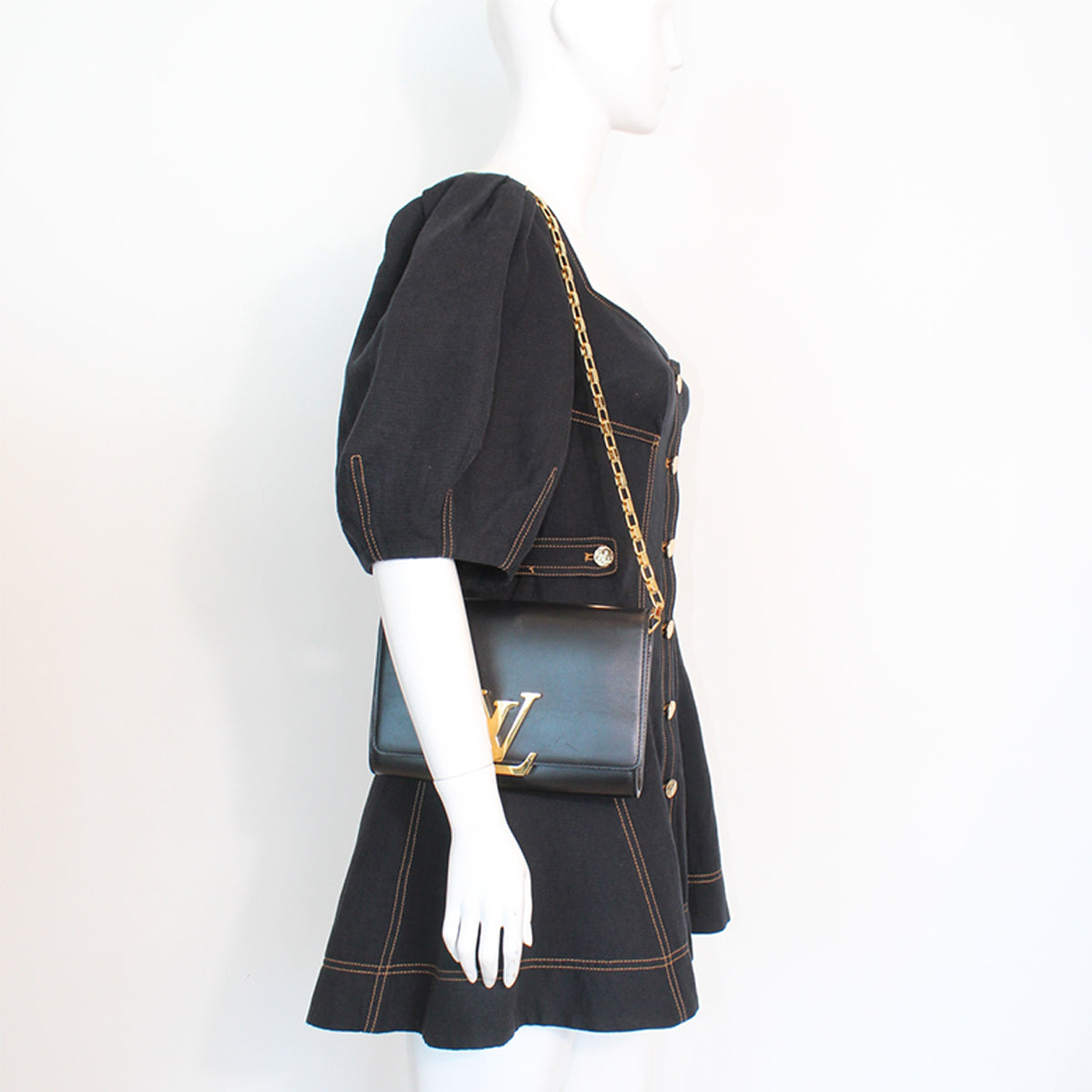 LV Louise Bag Black