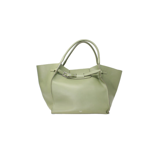 Celine Medium Leather Bag Green