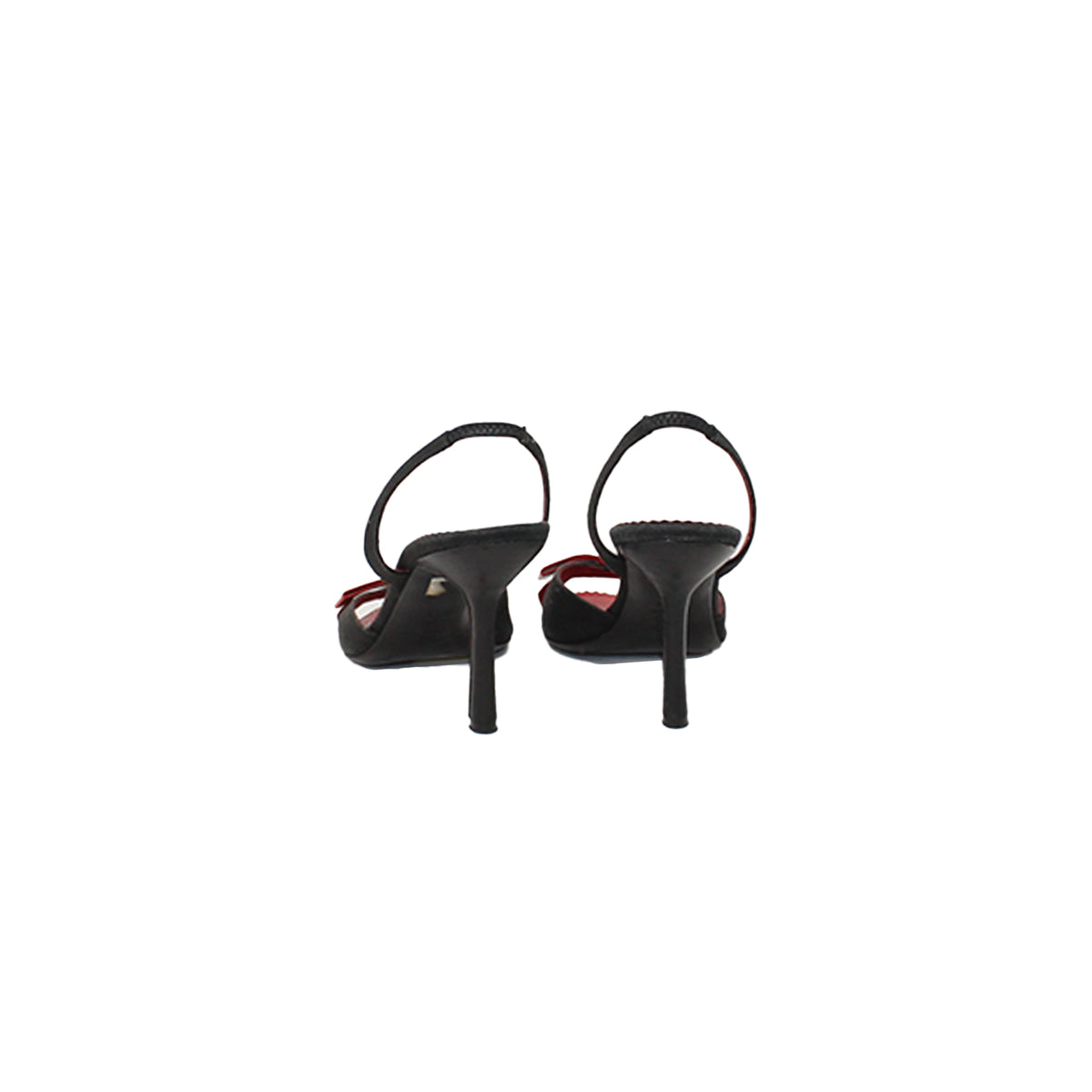 Moschino Sandals Red/Black with bow 37.5