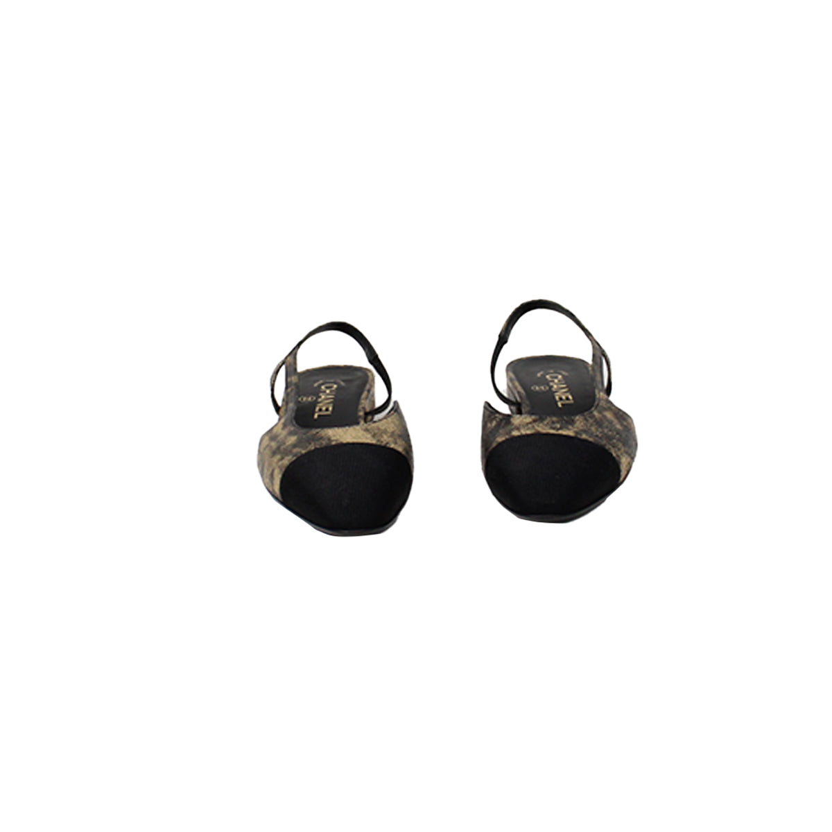 Chanel Gold Slingbacks 37.5