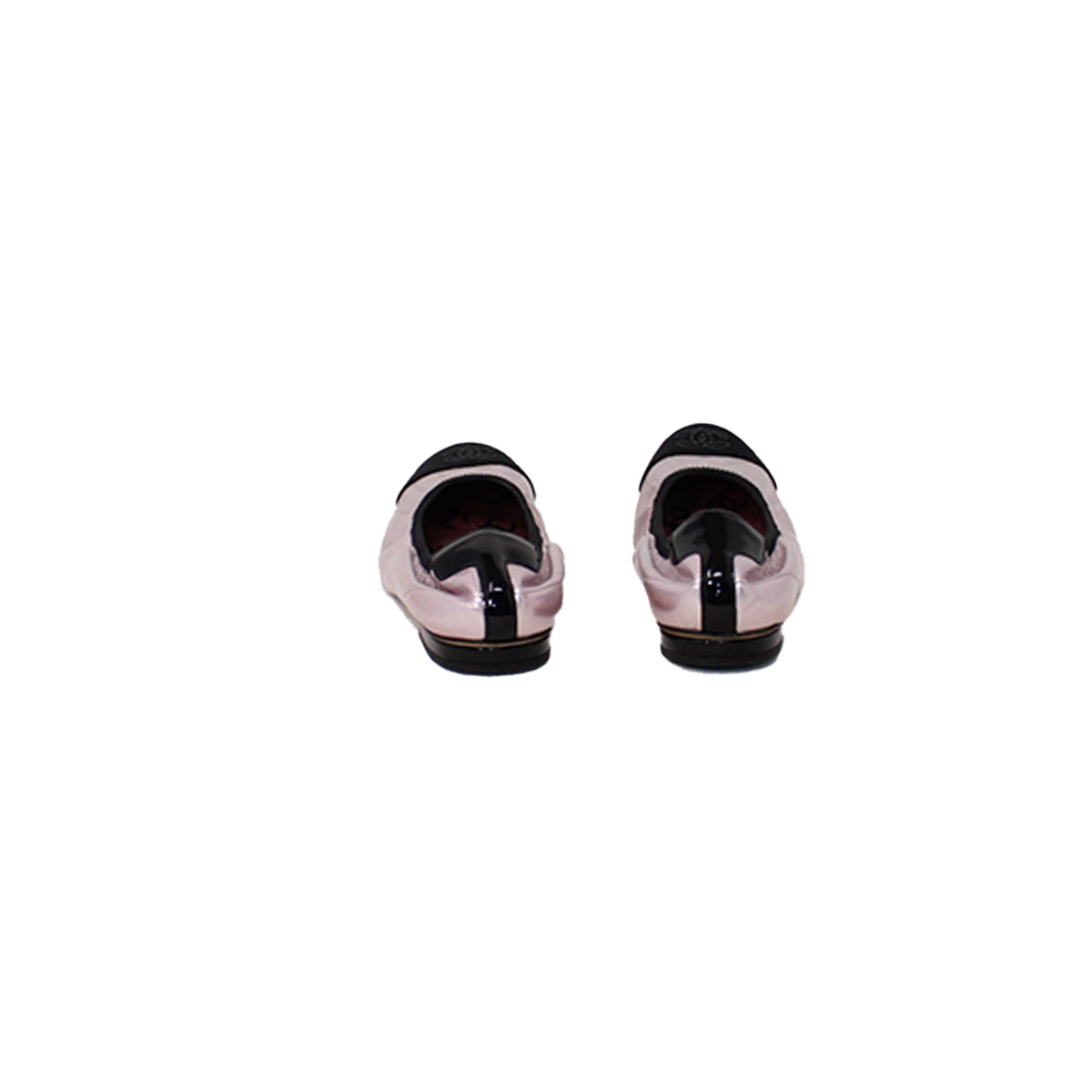 Chanel ballerinas metallic pink 39