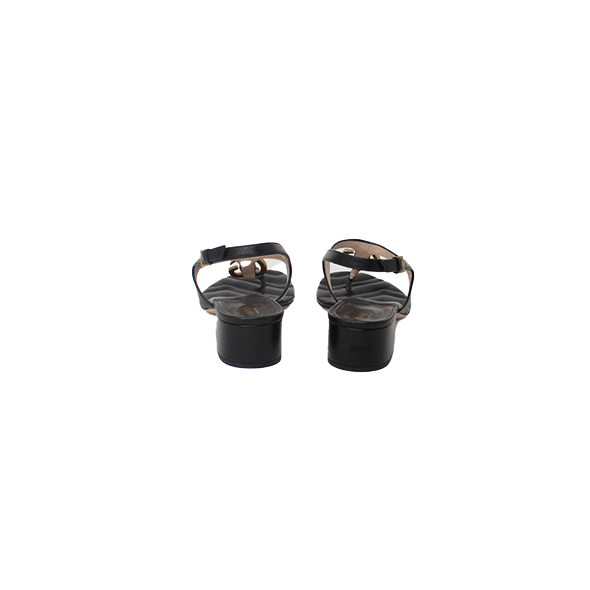 Gucci GG Buckel Sandals Size 40