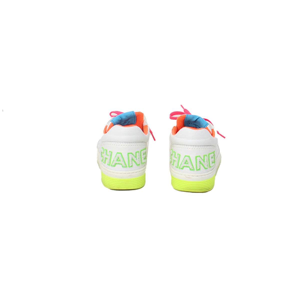 Chanel Neon Sneakers Size 38