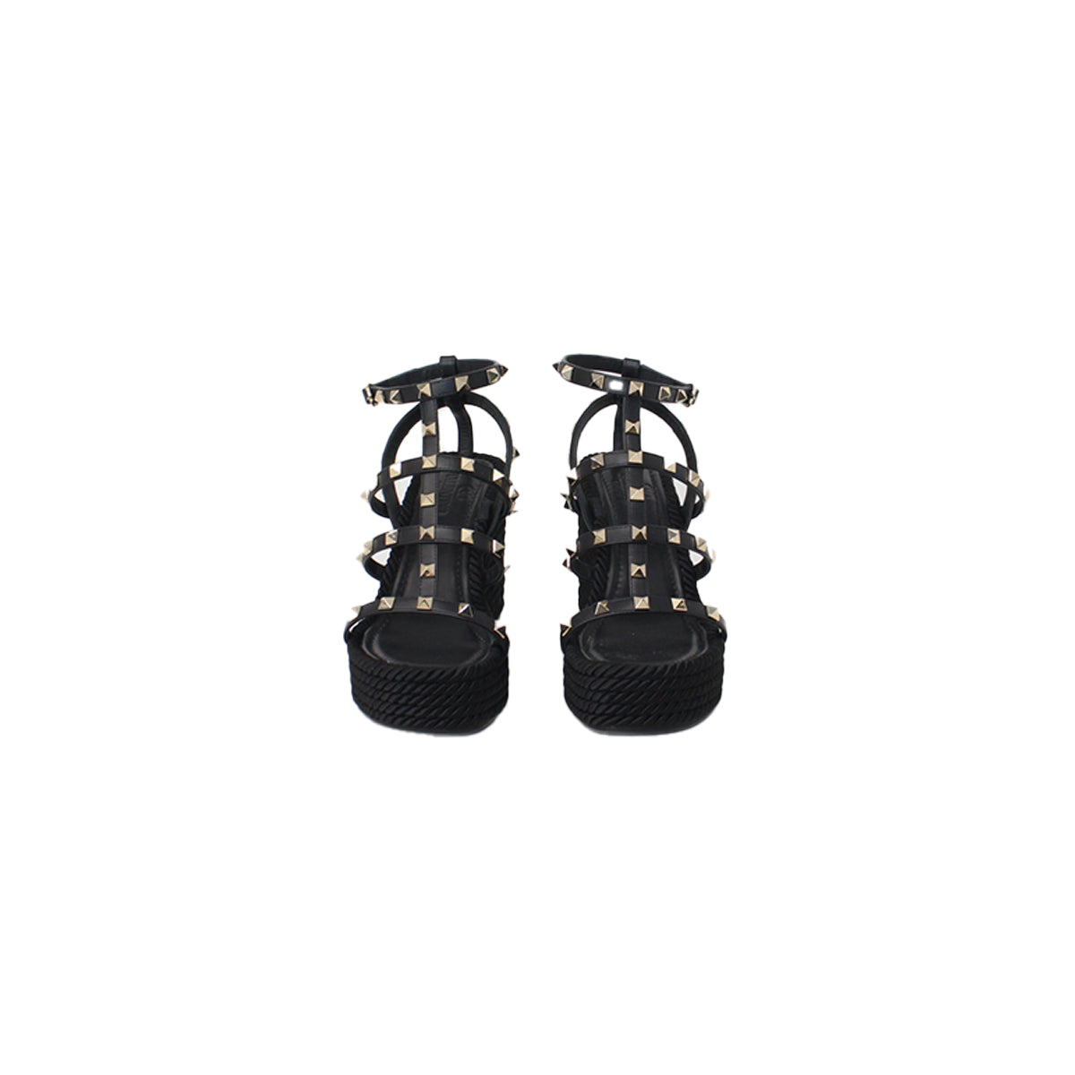 Valentino Black Wedges Talla 6