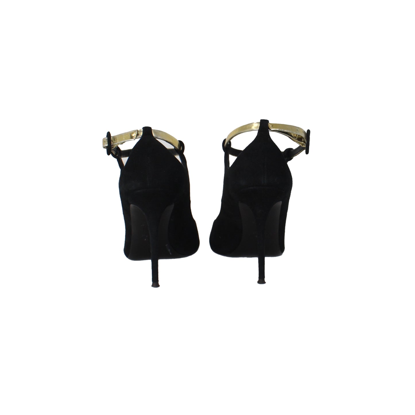 Giuseppe Zanotti Suede T-Strap Sandals Talla 37