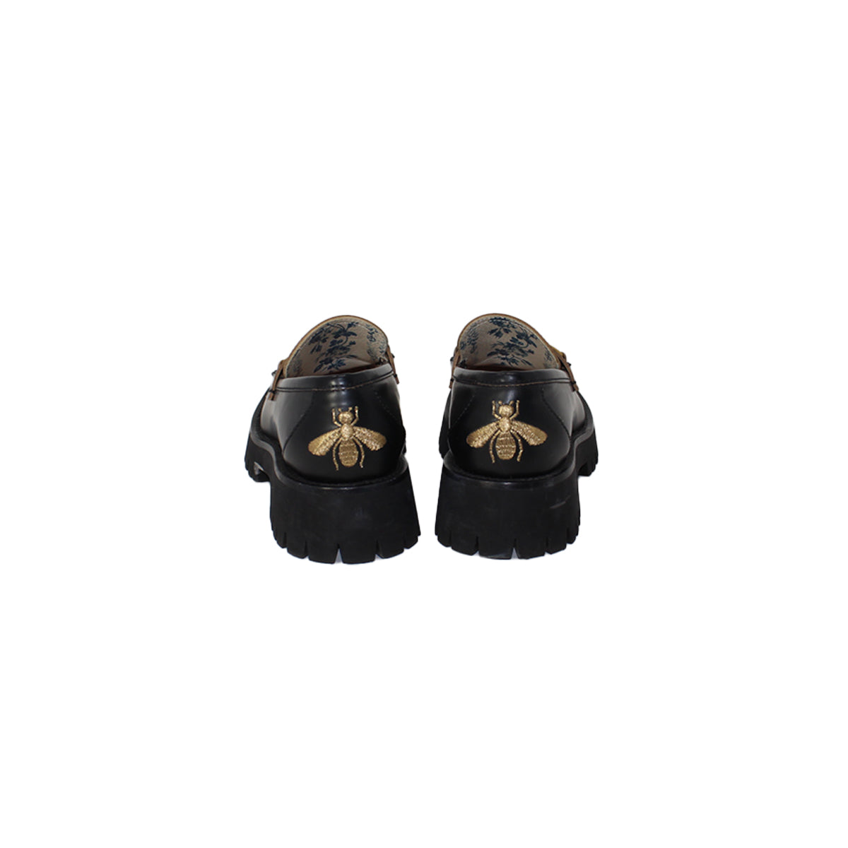 Gucci Horsebit Accent Leather Loafers Talla 38.5