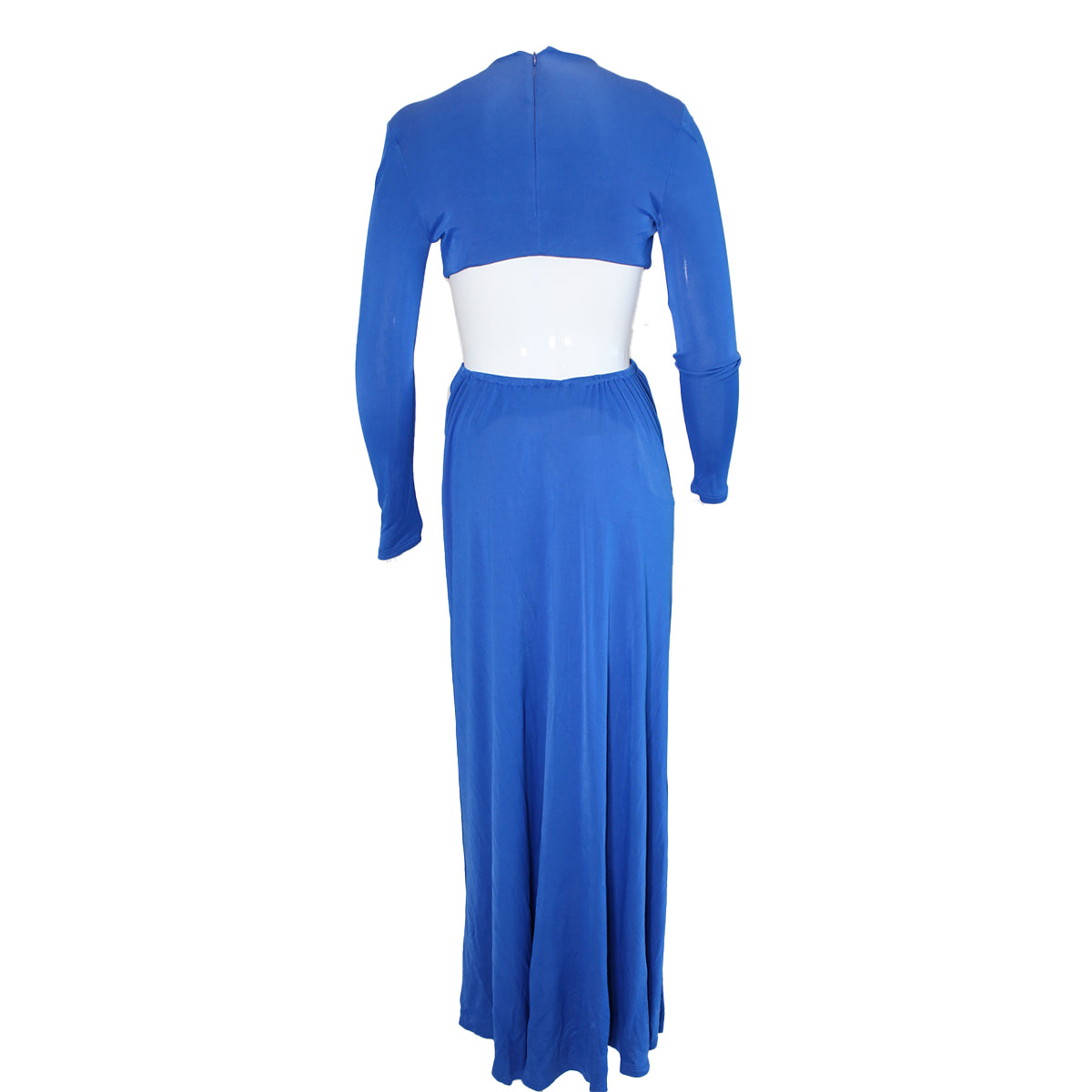 BACKLESS BLUE DRESS TALLA XS