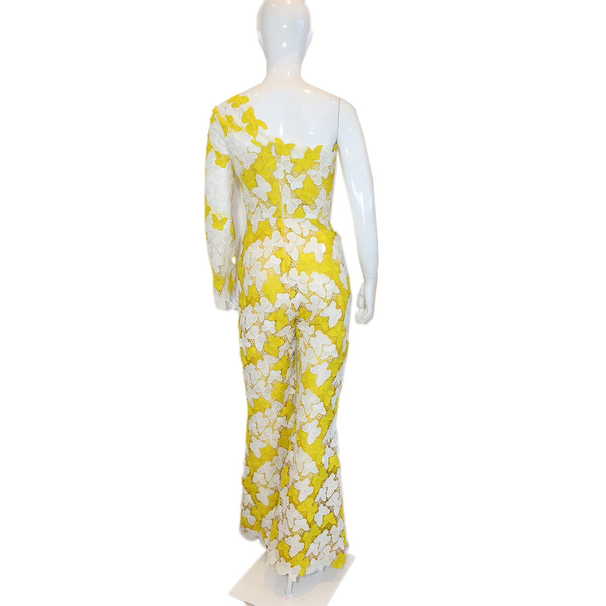 Giana Levy Jumpsuit de encaje de mariposas