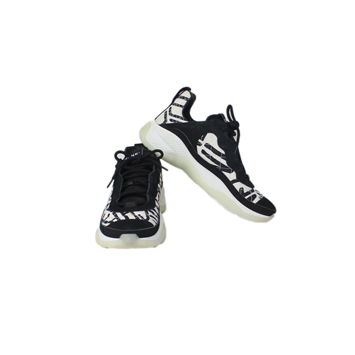 Chanel Coco Black Sneakers Talla 38