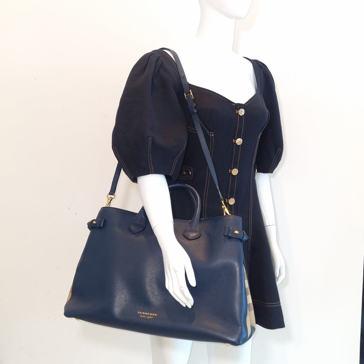 Burberry Blue Banner Bag