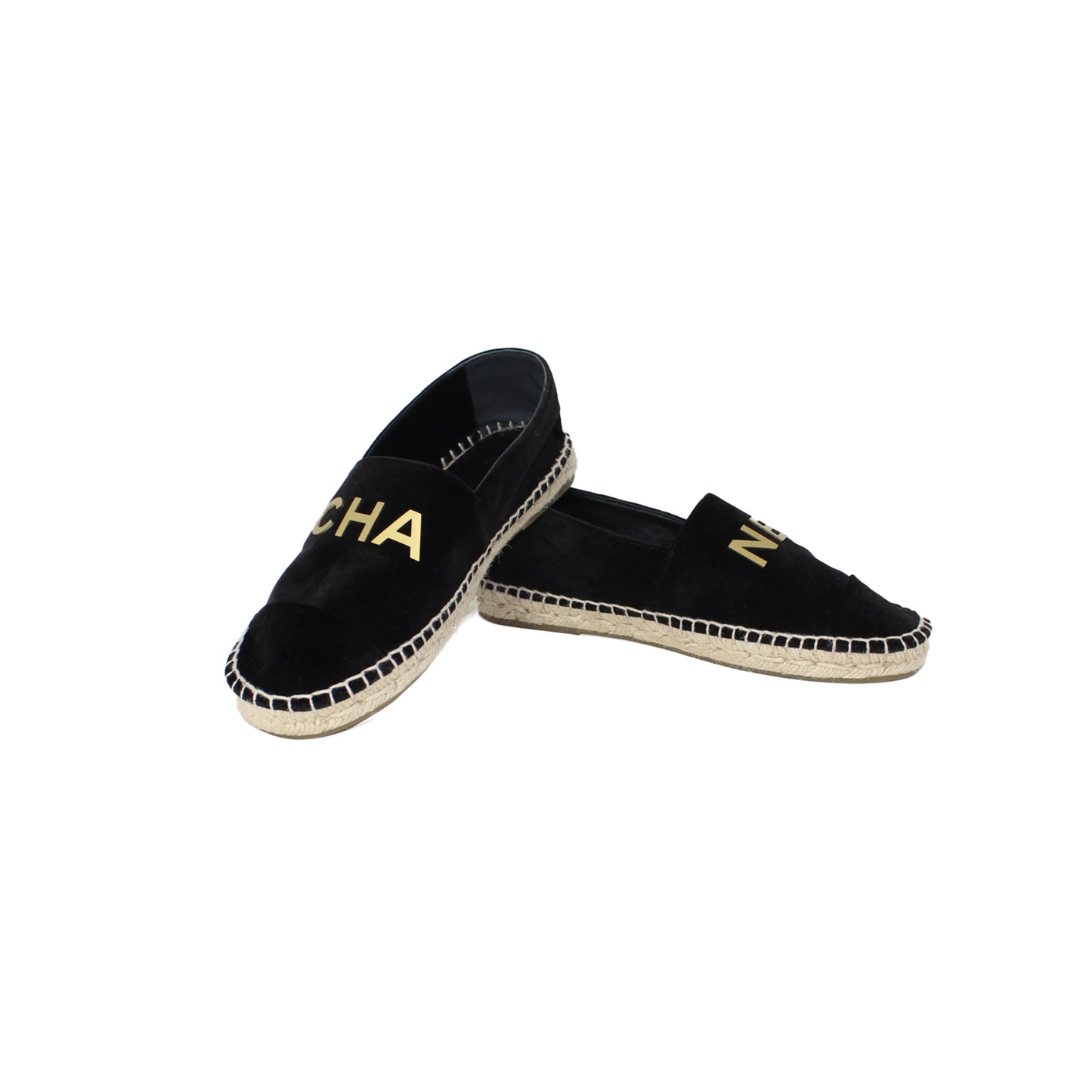 Chanel Black Espadrilles