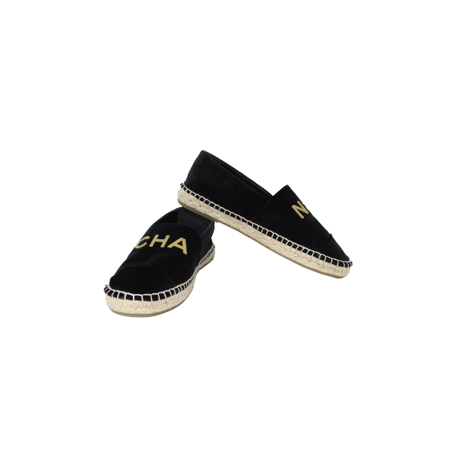Chanel Black Espadrilles