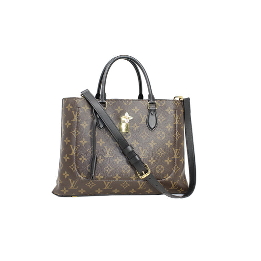 Louis Vuitton Black Flower Tote