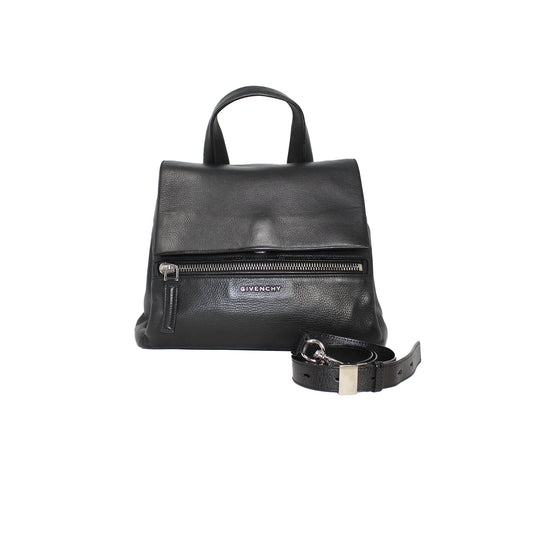 Givenchy Black Leather pandora pure satchel