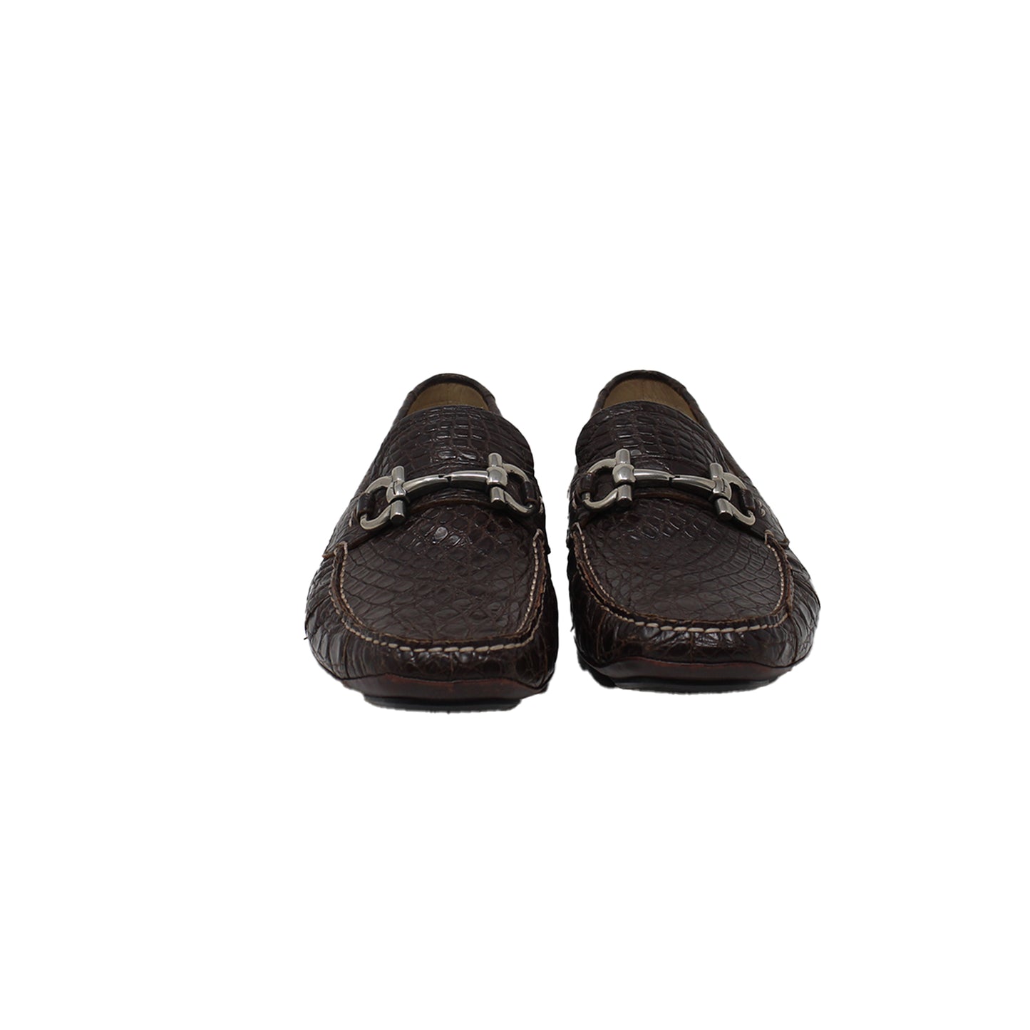 Ferragamo Parigi Brown Talla 10.5 With Dustbag