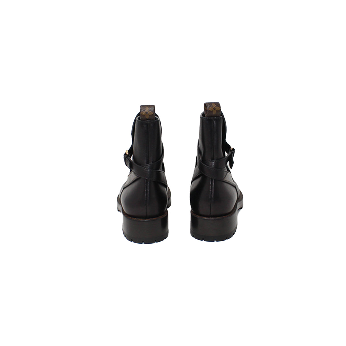 Louis Vuitton black ankle booties 38