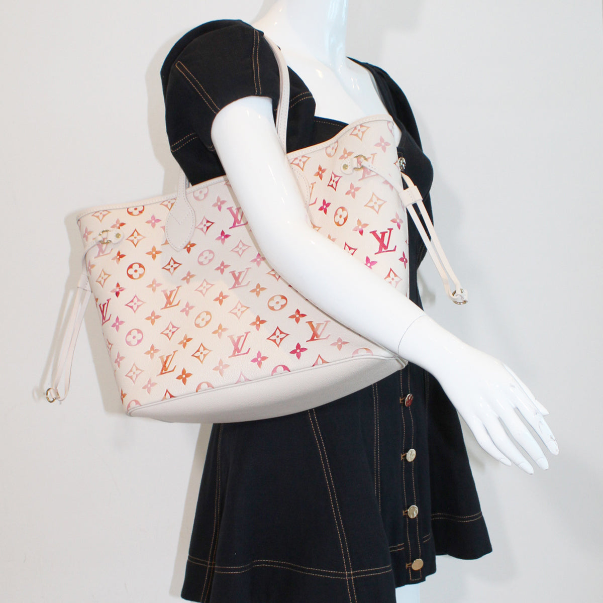 Louis Vuitton NeverFull Aquarelle MM Limited Edition