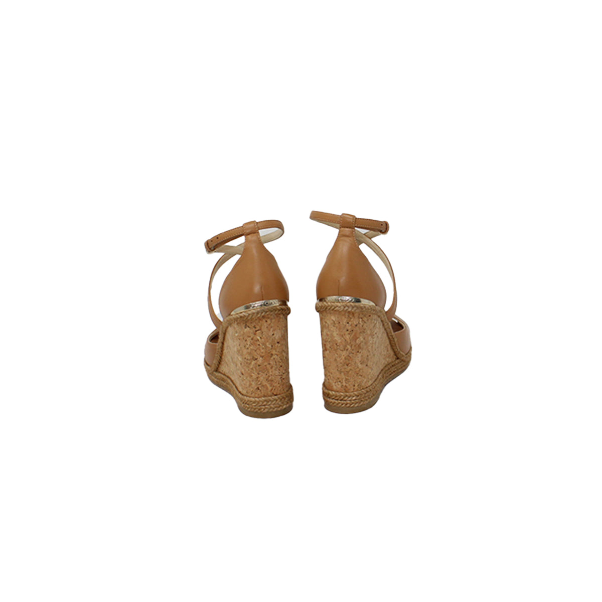 Jimmy Choo rose gold wedge sandals Talla 37.5