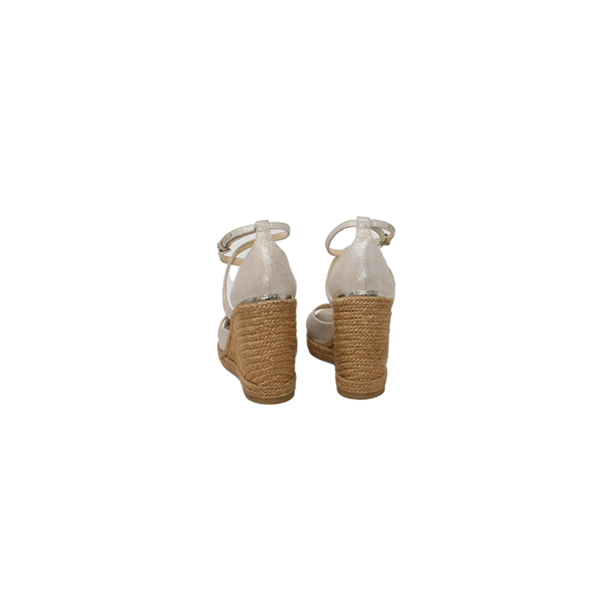 Jimmy Choo wedge golden sandals Talla 37.5