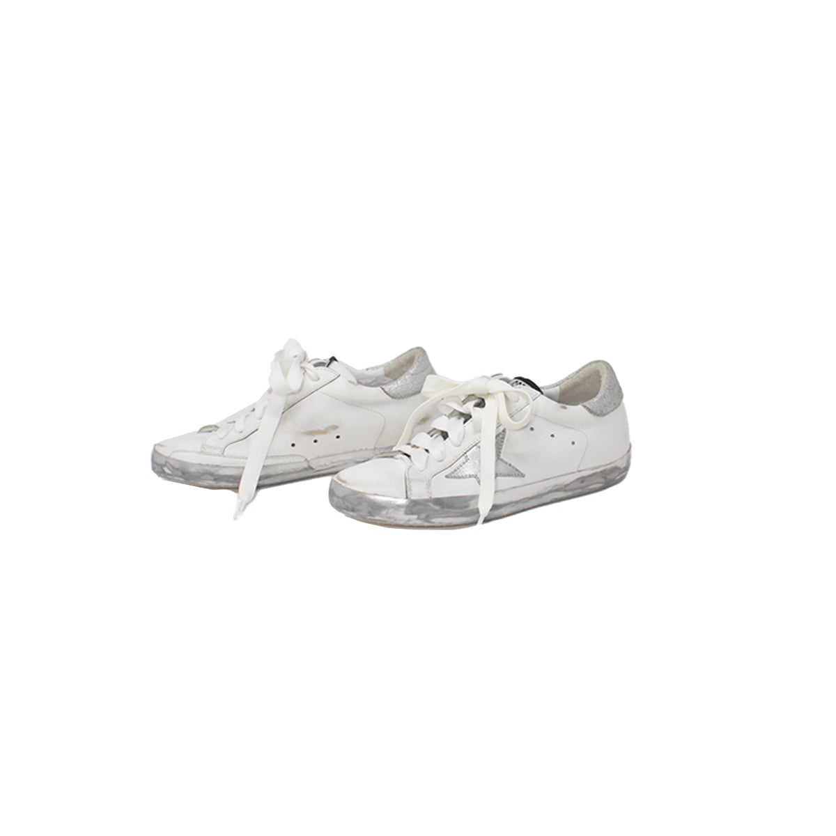 Golden Goose silver sneakers Talla 37