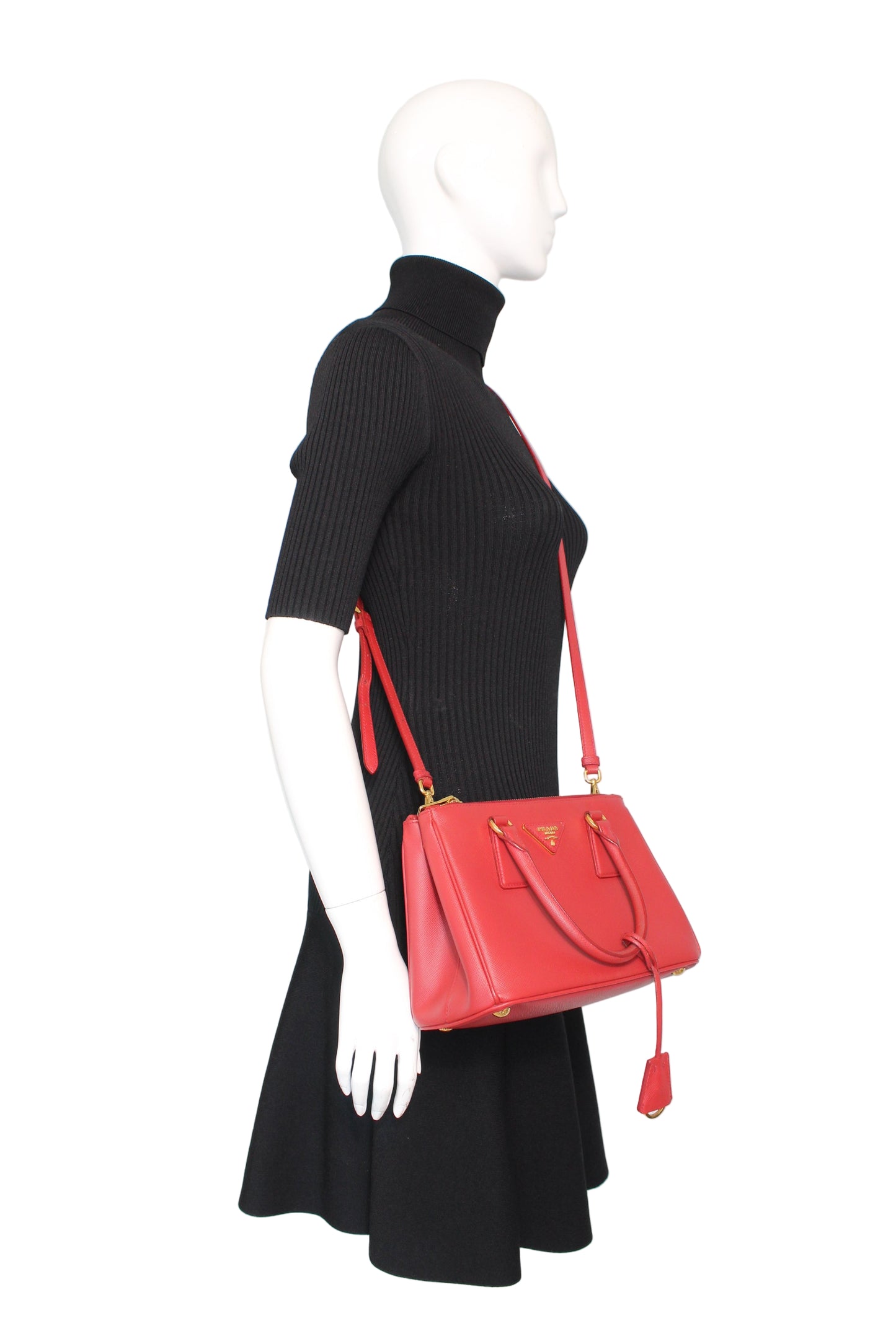 Padra Saffiana Lux Tote Double zip