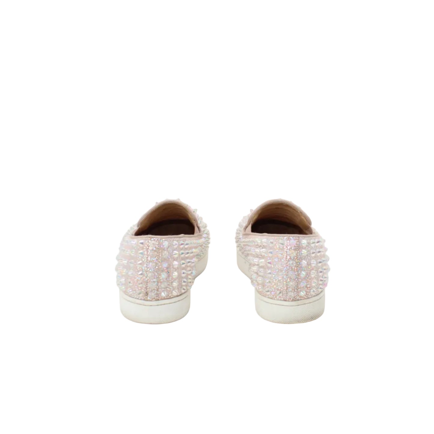 Christian Louboutin Iridescent Spiked Sneakers 38.5