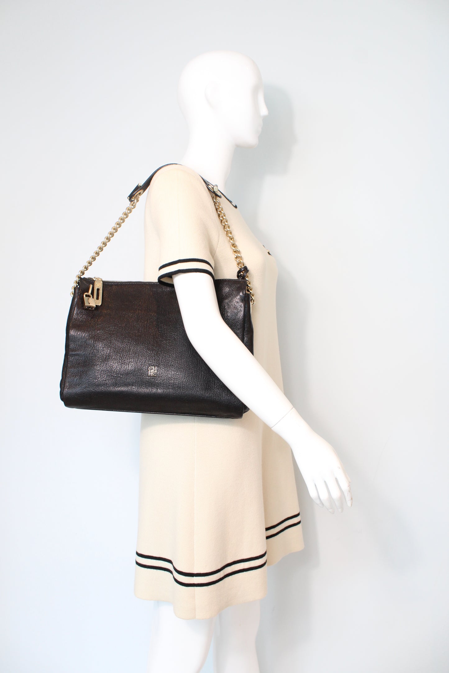 Carolina Herrera Crystal Black bag