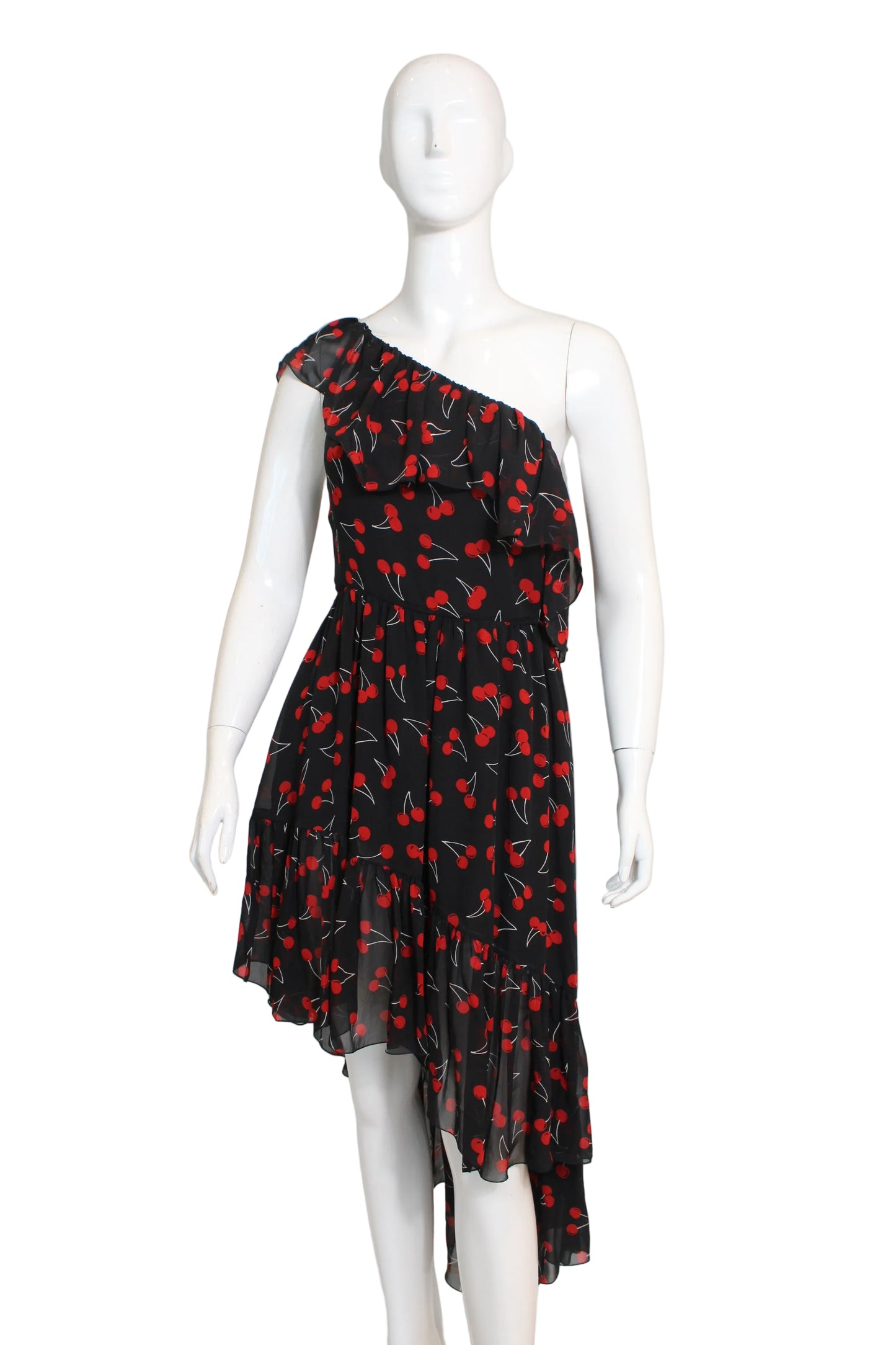 Saint Laurent Dress Silk Midi Length