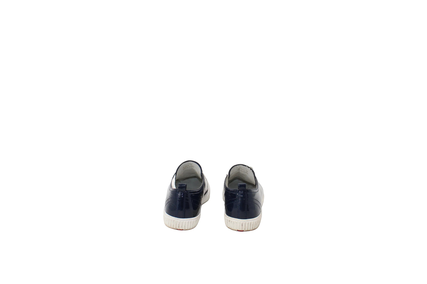 Shoes Prada navy patent leather