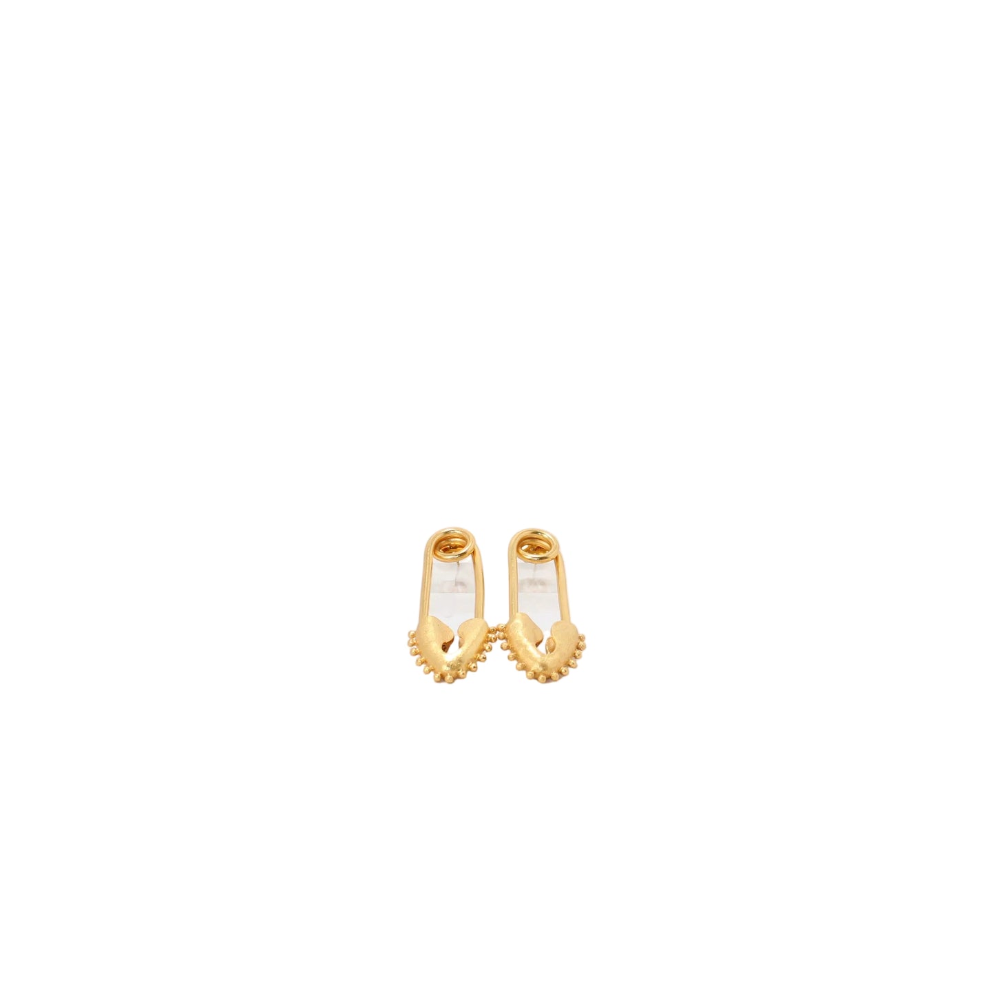 Daniela Salcedo Heart Clip Earrings