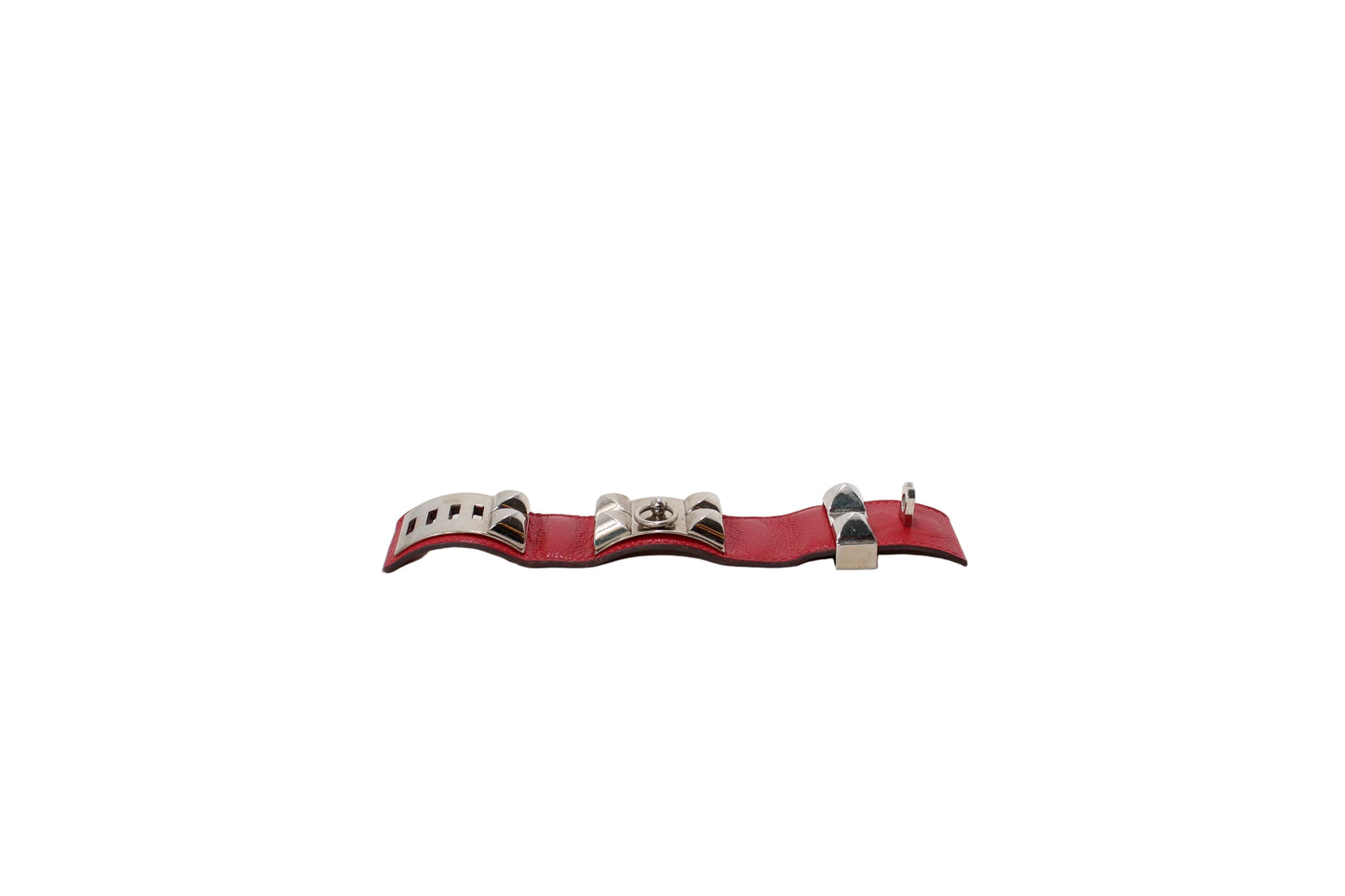 Hermes Collier de Chien Bracelet Red